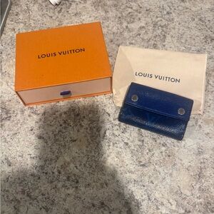 Louis Vuitton Blue Tiagarama wallet